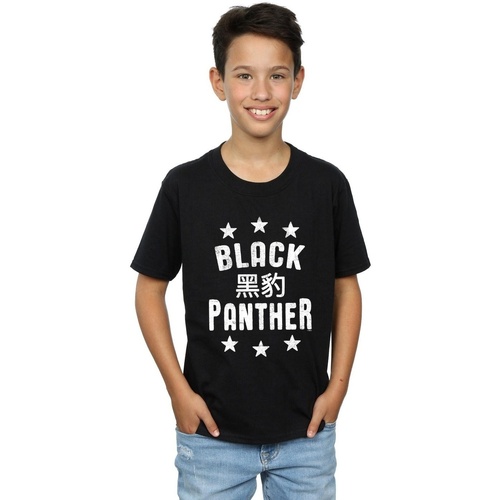 Abbigliamento Bambino T-shirt maniche corte Marvel Black Panther Legends Nero