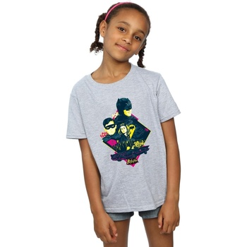Abbigliamento Bambina T-shirts a maniche lunghe Dc Comics Batman TV Series Character Pop Art Grigio