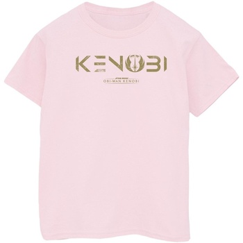 Abbigliamento Bambino T-shirt maniche corte Disney Obi-Wan Kenobi Logo Rosso