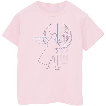 Abbigliamento Bambino T-shirt maniche corte Disney Obi-Wan Kenobi Jedi Master Balance Rosso
