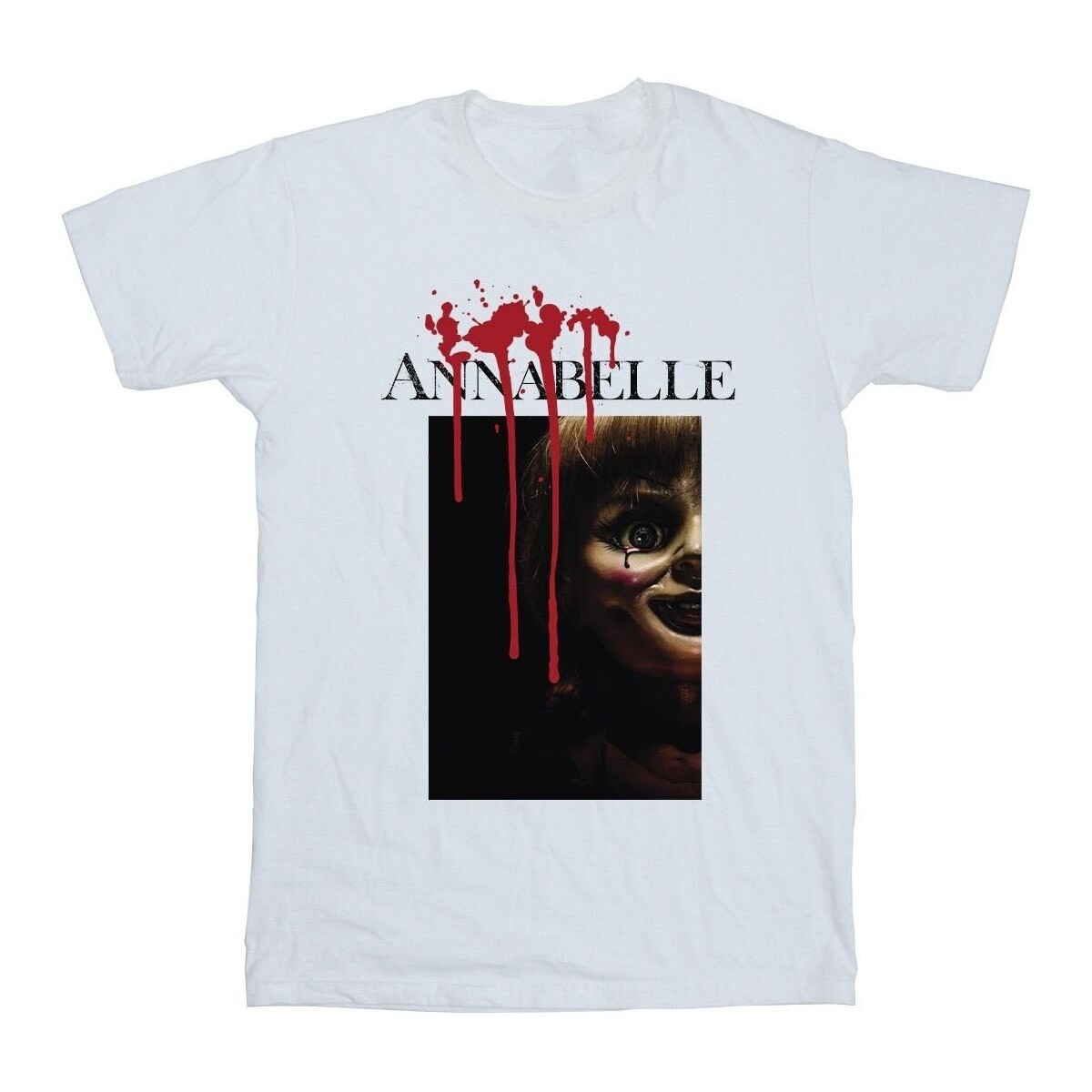 Abbigliamento Uomo T-shirts a maniche lunghe Annabelle Peep Poster Bianco