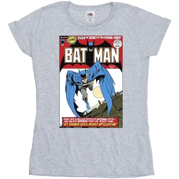 Abbigliamento Donna T-shirts a maniche lunghe Dc Comics Running Batman Cover Grigio