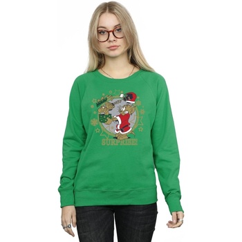 Abbigliamento Donna Felpe Dessins Animés Christmas Surprise Verde