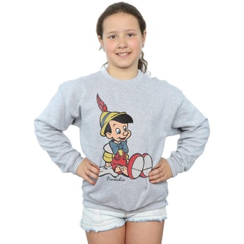 Abbigliamento Bambina Felpe Disney Pinocchio Classic Pinocchio Grigio