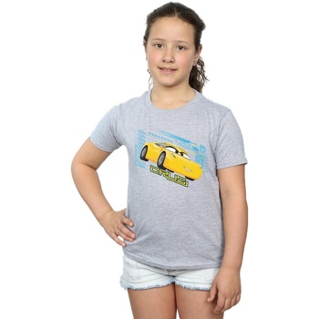 Abbigliamento Bambina T-shirts a maniche lunghe Disney Cars Cruz Ramirez Grigio