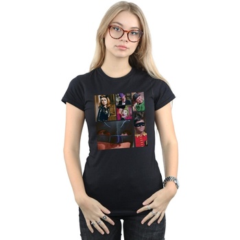 Abbigliamento Donna T-shirts a maniche lunghe Dc Comics Batman TV Series Class Photo Nero