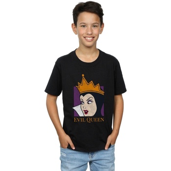 Abbigliamento Bambino T-shirt maniche corte Disney Evil Queen Cropped Head Nero