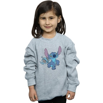 Abbigliamento Bambina Felpe Disney Lilo And Stitch Hypnotized Grigio