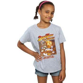 Abbigliamento Bambina T-shirts a maniche lunghe Disney Duck Tales The Movie Grigio