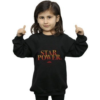 Abbigliamento Bambina Felpe Marvel Captain  Star Power Nero