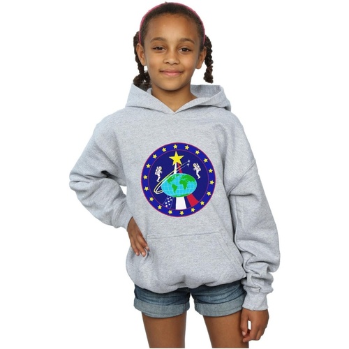 Abbigliamento Bambina Felpe Nasa Classic Globe Astronauts Grigio