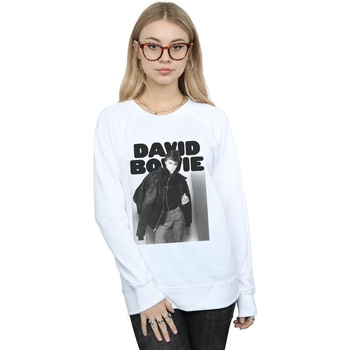 Abbigliamento Donna Felpe David Bowie  Bianco