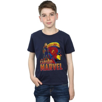 Abbigliamento Bambino T-shirt maniche corte Marvel Captain  Character Blu
