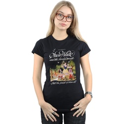Abbigliamento Donna T-shirts a maniche lunghe Disney Snow White And The Seven Dwarfs Nero