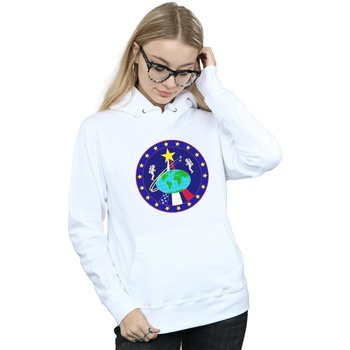 Abbigliamento Donna Felpe Nasa Classic Globe Astronauts Bianco
