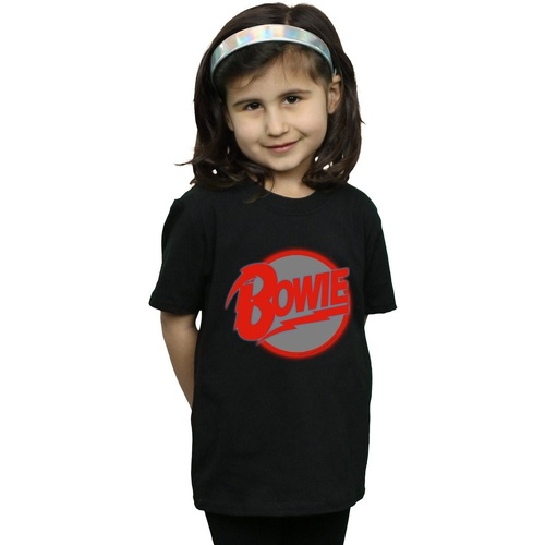 Abbigliamento Bambina T-shirts a maniche lunghe David Bowie Diamond Dogs Nero