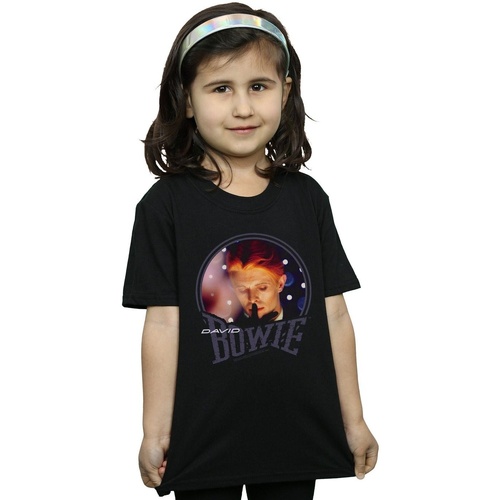 Abbigliamento Bambina T-shirts a maniche lunghe David Bowie Quiet Lights Nero