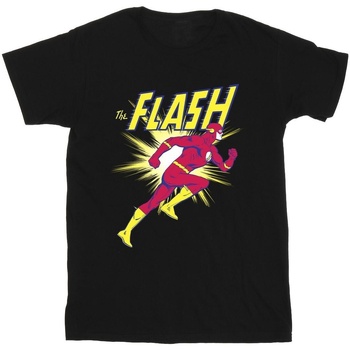 Abbigliamento Bambino T-shirt maniche corte Dc Comics The Flash Running Nero