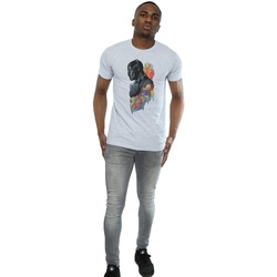 Abbigliamento Uomo T-shirts a maniche lunghe Marvel Black Panther Profile Grigio