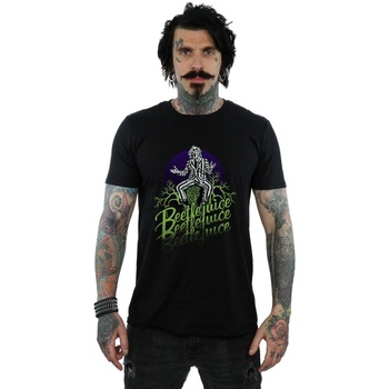 Abbigliamento Uomo T-shirts a maniche lunghe Beetlejuice  Nero