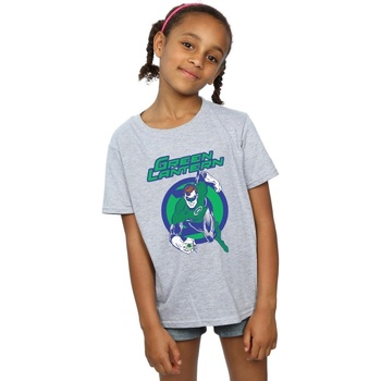 Abbigliamento Bambina T-shirts a maniche lunghe Dc Comics Green Lantern Leap Grigio