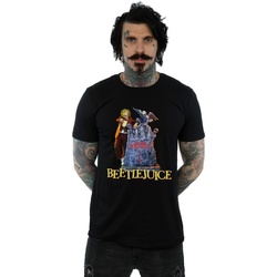 Abbigliamento Uomo T-shirts a maniche lunghe Beetlejuice Here Lies Nero