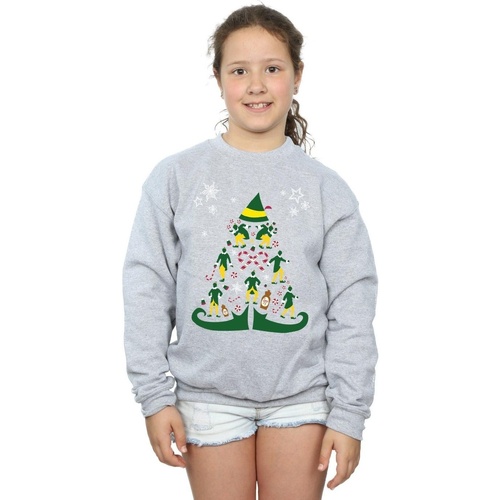 Abbigliamento Bambina Felpe Elf Christmas Tree Grigio