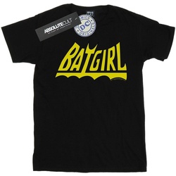 Abbigliamento Bambina T-shirts a maniche lunghe Dc Comics Batgirl Logo Nero