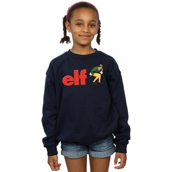 Abbigliamento Bambina Felpe Elf Crouching Logo Blu