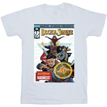 Abbigliamento Bambino T-shirt maniche corte Marvel Doctor Strange Comic Cover Bianco