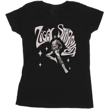 Abbigliamento Donna T-shirts a maniche lunghe David Bowie  Nero