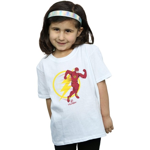 Abbigliamento Bambina T-shirts a maniche lunghe Dc Comics  Bianco
