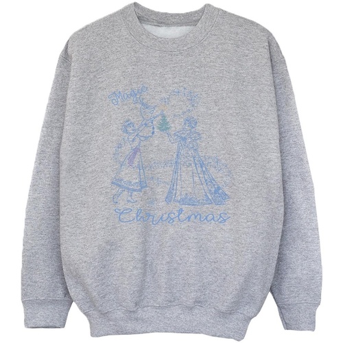 Abbigliamento Bambino Felpe Disney Frozen Magic Christmas Grigio