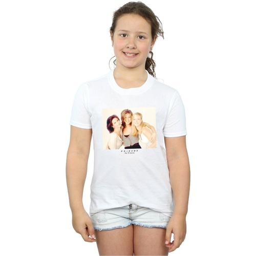 Abbigliamento Bambina T-shirts a maniche lunghe Friends Girls Photo Bianco
