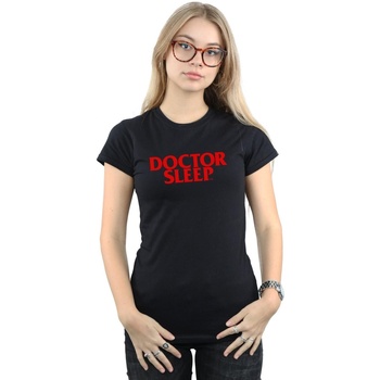 Abbigliamento Donna T-shirts a maniche lunghe Doctor Sleep Text Logo Nero