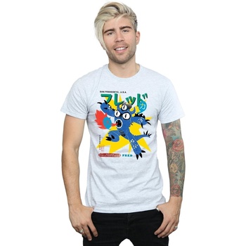 Abbigliamento Uomo T-shirts a maniche lunghe Disney Big Hero 6 Fred Ultimate Kaiju Grigio