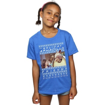 Abbigliamento Bambina T-shirts a maniche lunghe Friends Fair Isle Holiday Armadillo Blu