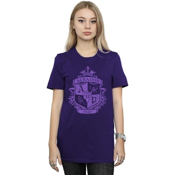 Abbigliamento Donna T-shirts a maniche lunghe Disney The Descendants Auradon Prep Crest Viola