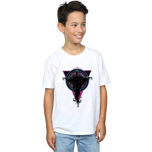 Abbigliamento Bambino T-shirt maniche corte Harry Potter Neon Dementors Bianco