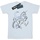 Abbigliamento Bambino T-shirt maniche corte Harry Potter Unicorn Line Art Bianco