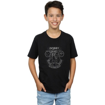 Abbigliamento Bambino T-shirt maniche corte Harry Potter Dobby Seal Nero