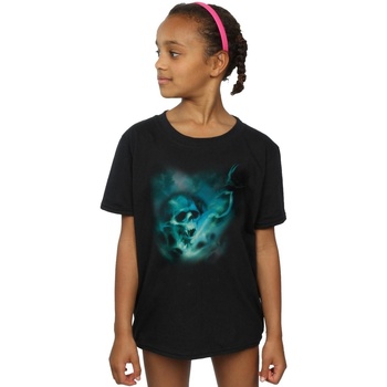 Abbigliamento Bambina T-shirts a maniche lunghe Harry Potter Voldemort Dark Mark Mist Nero