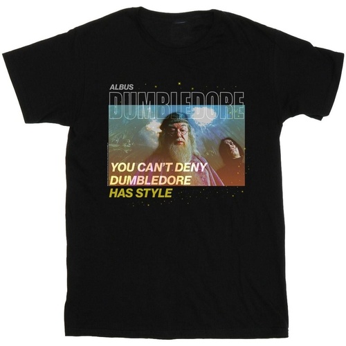 Abbigliamento Bambino T-shirt maniche corte Harry Potter Dumbledore Style Nero