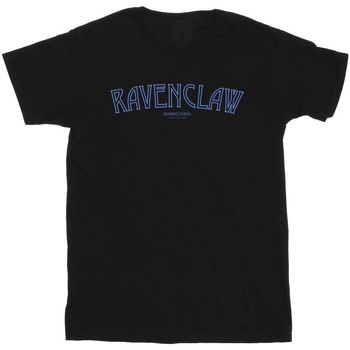 Abbigliamento Bambino T-shirt maniche corte Harry Potter Ravenclaw Logo Nero