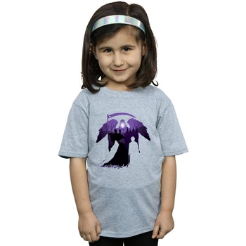 Abbigliamento Bambina T-shirts a maniche lunghe Harry Potter Graveyard Silhouette Grigio