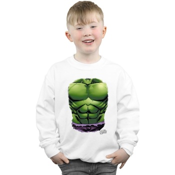 Abbigliamento Bambino Felpe Marvel Hulk Chest Burst Bianco