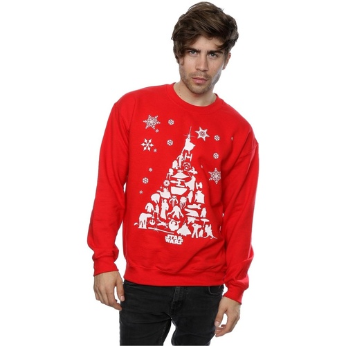 Abbigliamento Uomo Felpe Disney Christmas Tree Rosso