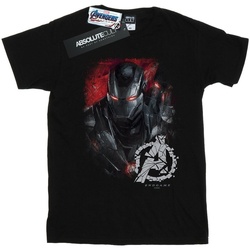 Abbigliamento Bambina T-shirts a maniche lunghe Marvel Avengers Endgame War Machine Brushed Nero