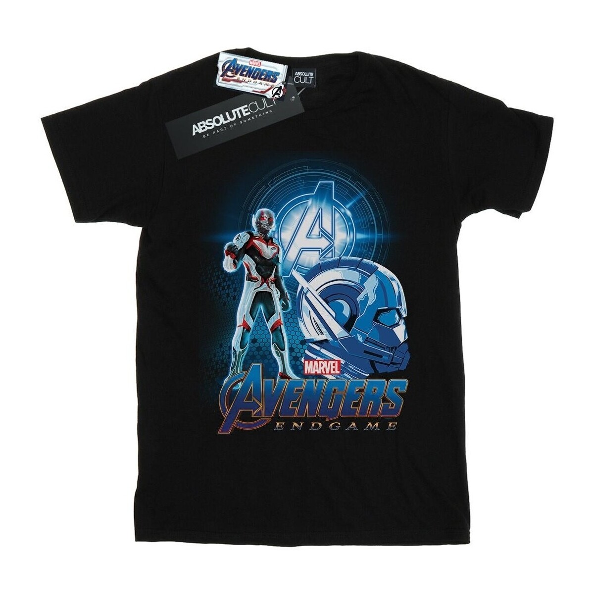 Abbigliamento Bambina T-shirts a maniche lunghe Marvel Avengers Endgame Ant-Man Team Suit Nero
