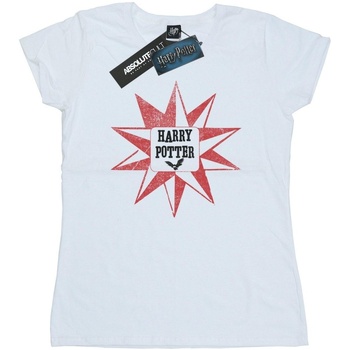 Abbigliamento Donna T-shirts a maniche lunghe Harry Potter Hedwig Star Bianco